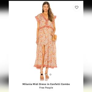 Free People Milania Midi Dress